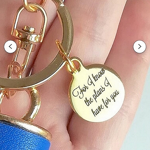 Christian Bible Verse Scripture Keyring - Picture 3 of 10